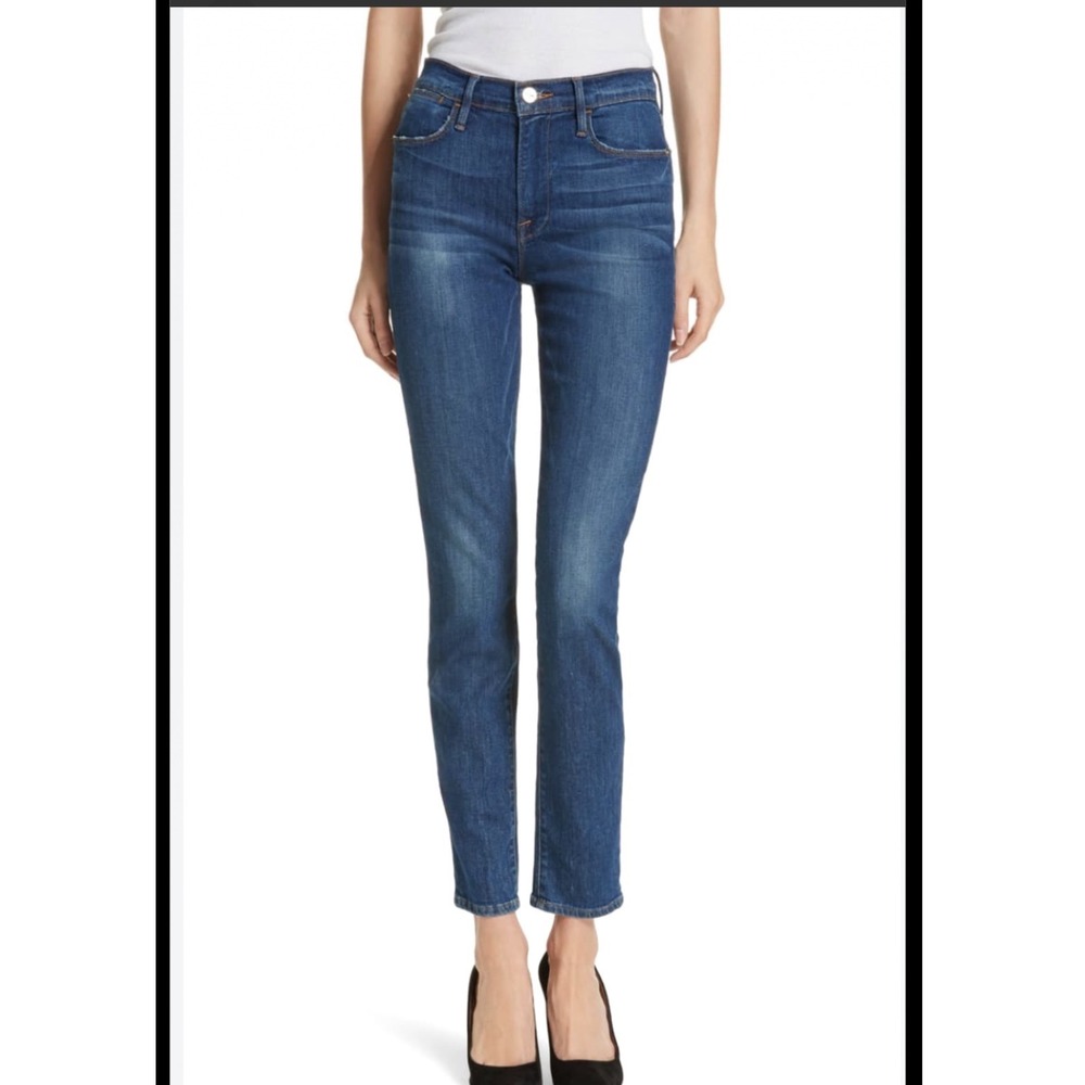 Frame Le High Straight Jeans size 27  boho layered minimalist‎ luxury techwear